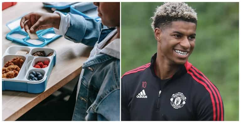 Footballer Marcus Rashford hits back at school refusing to feed children ‘in debt’ Footballer Marcus Rashford hits back at school refusing to feed children ‘in debt’