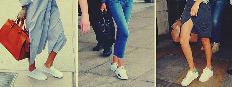 White sneakers to bring busy Mums from A to B in comfort White sneakers to bring busy Mums from A to B in comfort