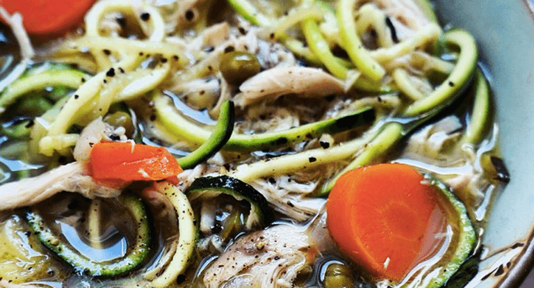 A hearty spiralized soup to warm you up on chilly days A hearty spiralized soup to warm you up on chilly days