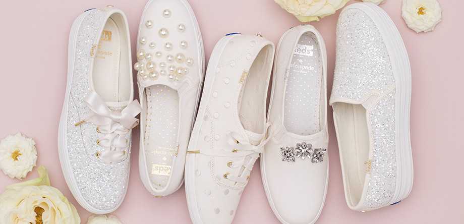 The Keds x Kate Spade wedding collection are the bridal shoes of dreams