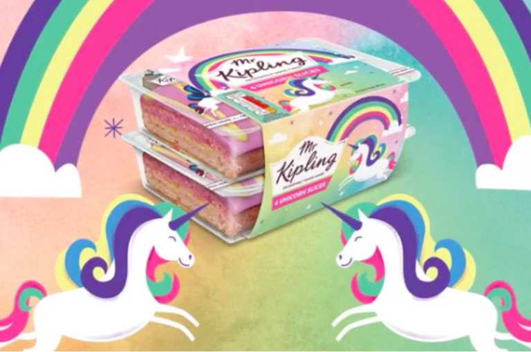 Mr Kipling has just released unicorn slices and they look absolutely delicious Mr Kipling has just released unicorn slices and they look absolutely delicious