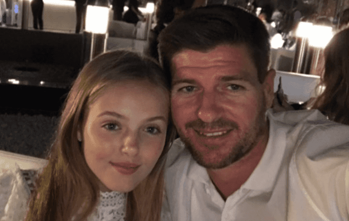Steven Gerrard criticised after daughter sells hoodies online encouraging diets