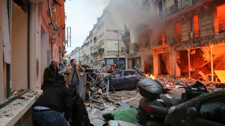 Several injuries have been reported following an explosion in Paris Several injuries have been reported following an explosion in Paris