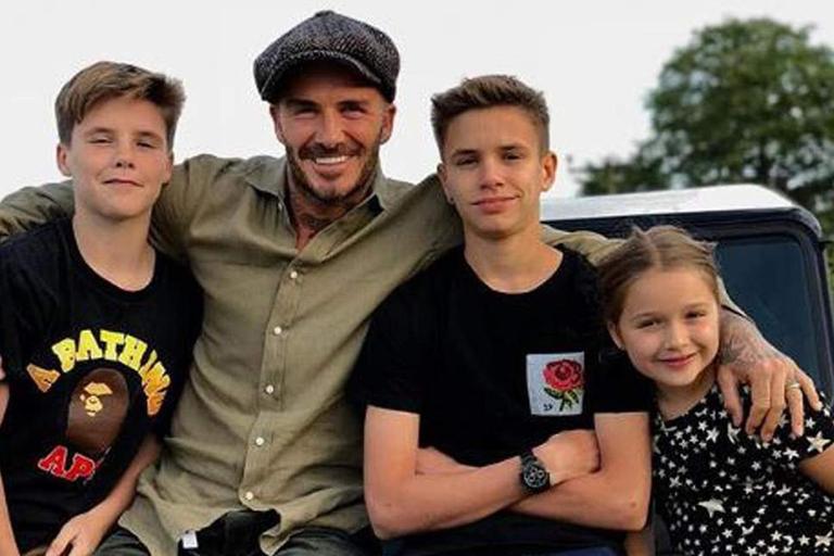 You will LAUGH when you see how David Beckham drops his sons to school every day You will LAUGH when you see how David Beckham drops his sons to school every day