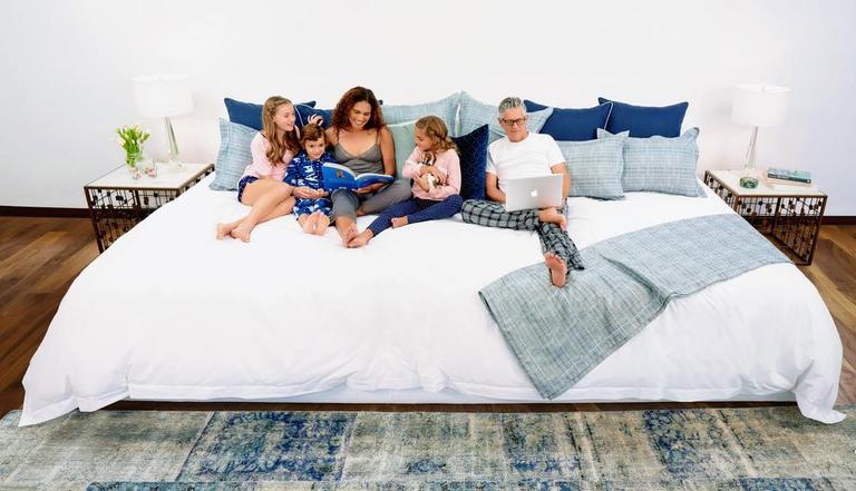The giant family bed that is perfect for parents who just co-sleep (and we want one!) The giant family bed that is perfect for parents who just co-sleep (and we want one!)
