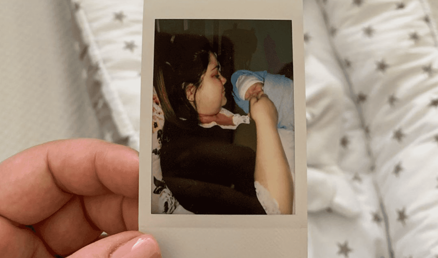 ‘Baby Faces is here!’ Grace Mongey has given birth to her second child