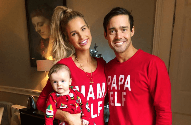 Vogue Williams and Spencer Matthews looked gorgeous at Theodore’s Christening last weekend Vogue Williams and Spencer Matthews looked gorgeous at Theodore’s Christening last weekend