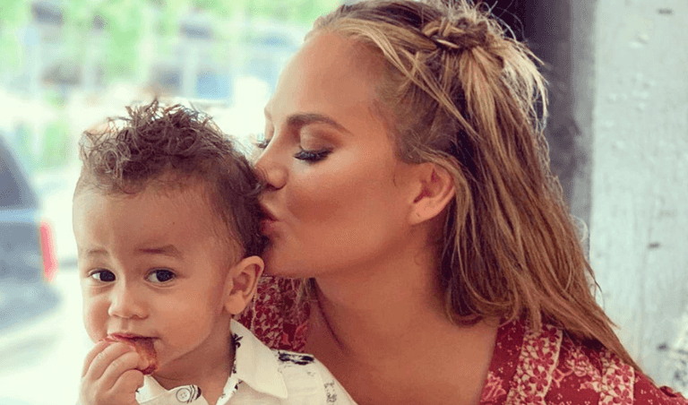 Chrissy Teigen hits back after mum-shamers criticise video of son Miles walking on tiled floor Chrissy Teigen hits back after mum-shamers criticise video of son Miles walking on tiled floor