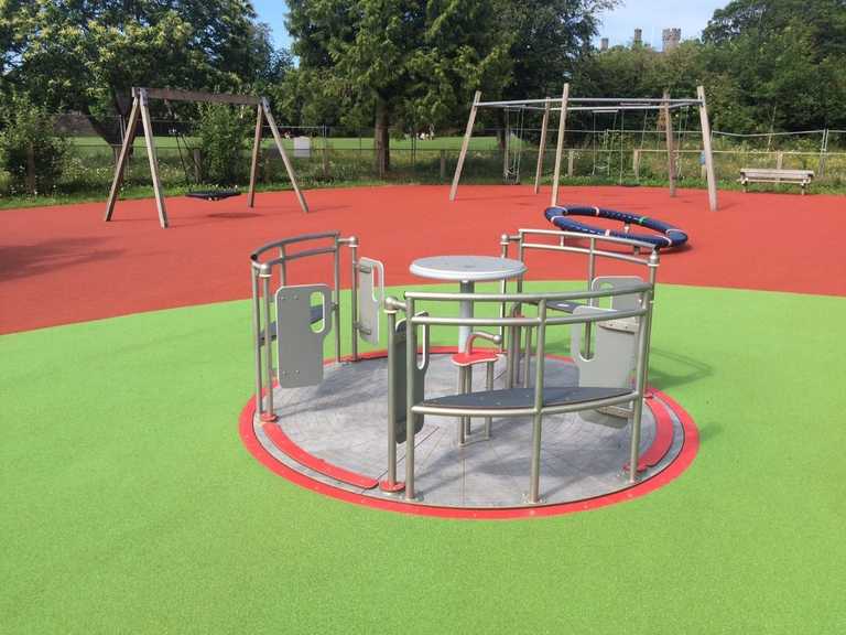 Kilkenny Castle Park playground reopens with sensory wall and wheelchair-friendly roundabout Kilkenny Castle Park playground reopens with sensory wall and wheelchair-friendly roundabout