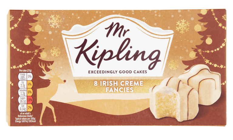 Mr Kipling French Fancies now come in an Irish Crème flavour, and oh sweet mercy Mr Kipling French Fancies now come in an Irish Crème flavour, and oh sweet mercy