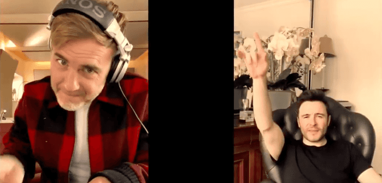 Gary Barlow and Shane Filan team up for a ridiculously cheesy Instagram duet Gary Barlow and Shane Filan team up for a ridiculously cheesy Instagram duet