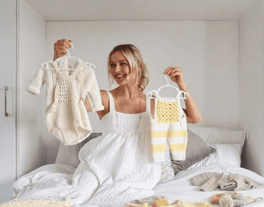 Pregnant in lockdown: Teodora Sutra on how crocheting has kept her sane Pregnant in lockdown: Teodora Sutra on how crocheting has kept her sane