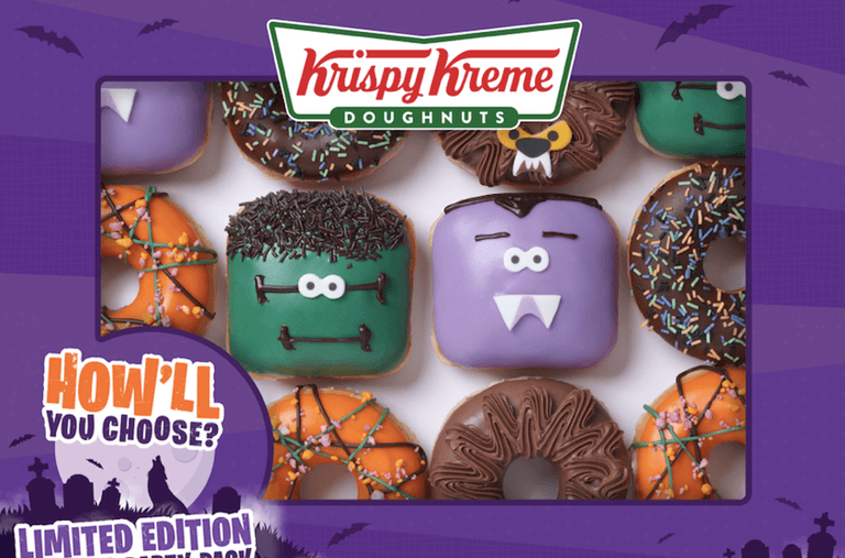 Krispy Kreme’s latest range is exactly what our at-home Halloween celebration needs Krispy Kreme’s latest range is exactly what our at-home Halloween celebration needs