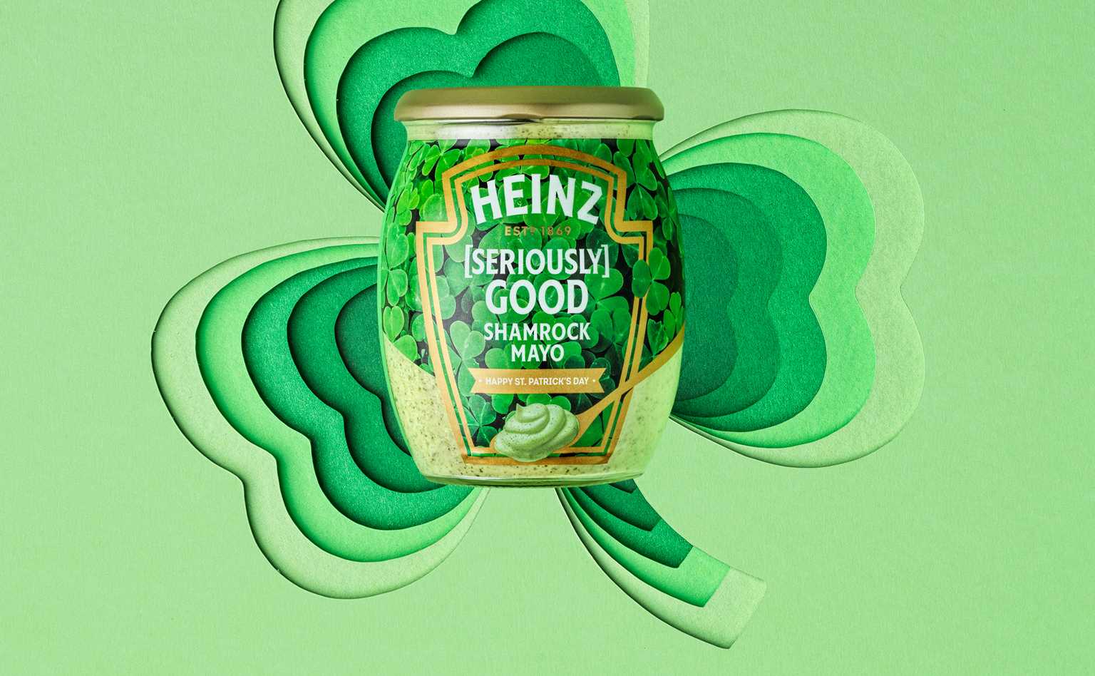 Heinz has just launched shamrock flavoured mayonnaise