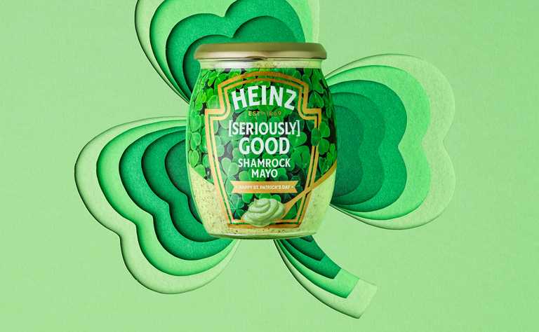 Heinz has just launched shamrock flavoured mayonnaise Heinz has just launched shamrock flavoured mayonnaise