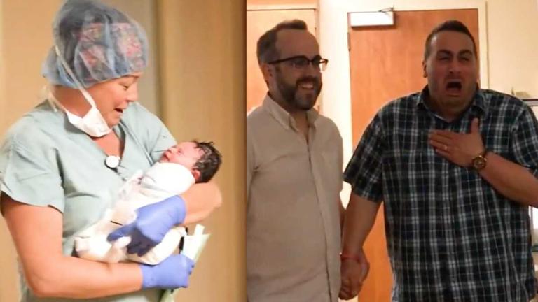 WATCH: The heart-wrenching moment these two dads became parents WATCH: The heart-wrenching moment these two dads became parents