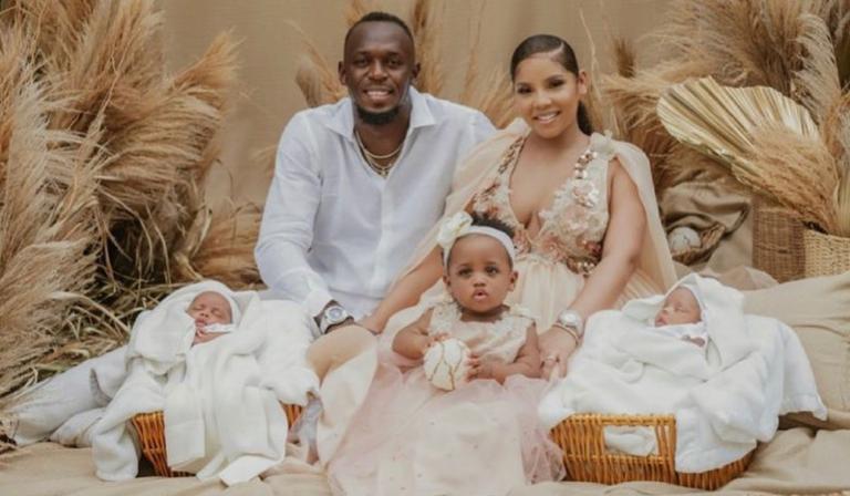 Usain Bolt names one of newborn twins Thunder… (yes, really) Usain Bolt names one of newborn twins Thunder… (yes, really)