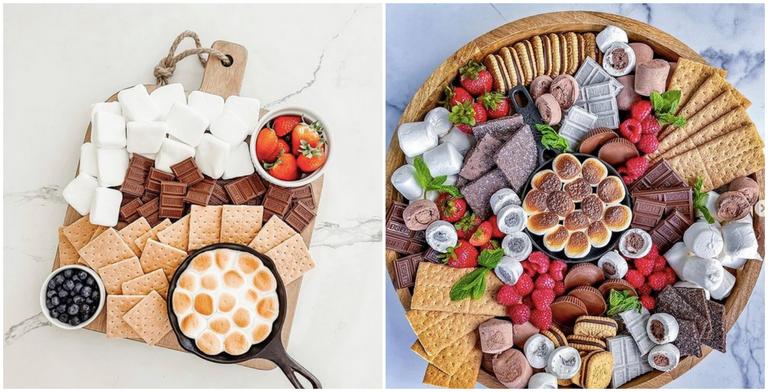 S’mores boards are the PERFECT thing to serve on all your garden parties this summer S’mores boards are the PERFECT thing to serve on all your garden parties this summer