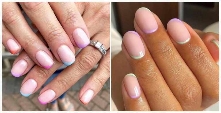 Rainbow tips are the latest nail trend – so bookmark these ideas for your next mani Rainbow tips are the latest nail trend – so bookmark these ideas for your next mani