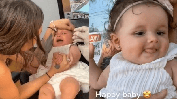 Mum sparks controversy after sharing a video of her baby getting Mum sparks controversy after sharing a video of her baby getting