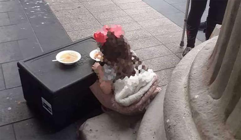 Campaigners’ anger as photo of homeless toddler circulates Campaigners’ anger as photo of homeless toddler circulates