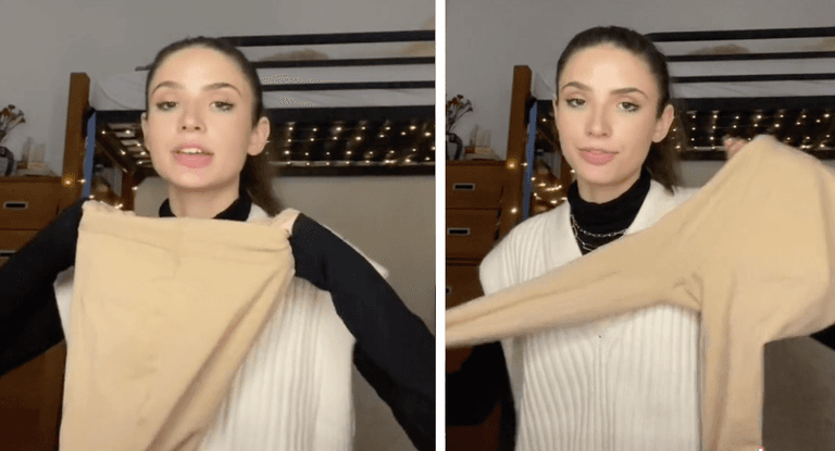 Woman reveals how to stay warm when wearing tights this winter Woman reveals how to stay warm when wearing tights this winter