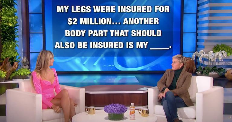 Heidi Klum reveals her legs were insured for $2 million Heidi Klum reveals her legs were insured for $2 million