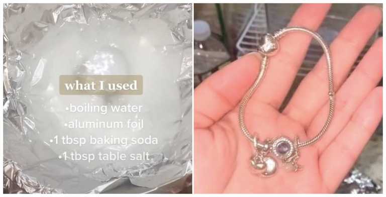 This genius foil hack will clean all your silver jewellery in seconds This genius foil hack will clean all your silver jewellery in seconds