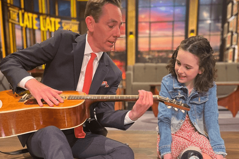Ryan Tubridy reunited with Toy Show star Saoirse Ruane this week Ryan Tubridy reunited with Toy Show star Saoirse Ruane this week