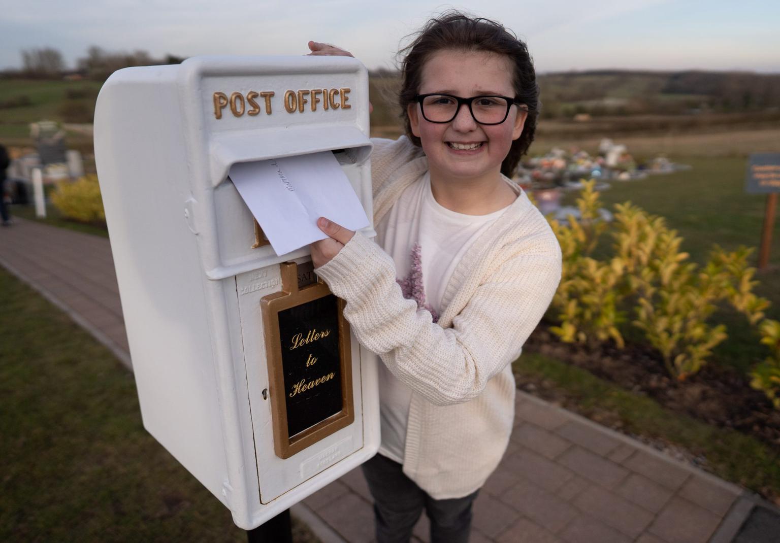 Young girl’s ‘postboxes to heaven’ to be installed in more cemeteries