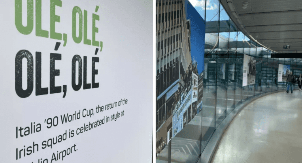 Dublin Airport unveils replacement for Terminal 1 clouds and washing line