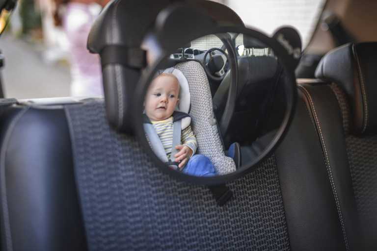 Mum issues stark warning after car mirror caused child’s car seat to smoke and burn Mum issues stark warning after car mirror caused child’s car seat to smoke and burn