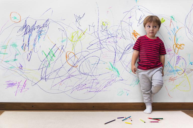Five easy steps that will remove crayon from your walls Five easy steps that will remove crayon from your walls