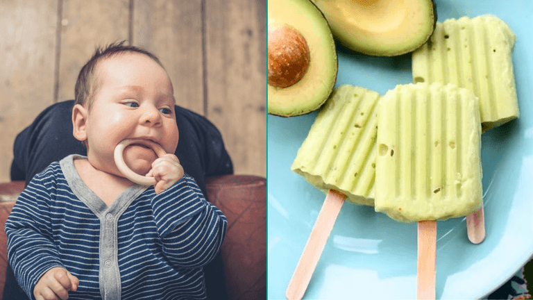 Teething terrors? These healthy teething popsicles will soothe sore little gums Teething terrors? These healthy teething popsicles will soothe sore little gums