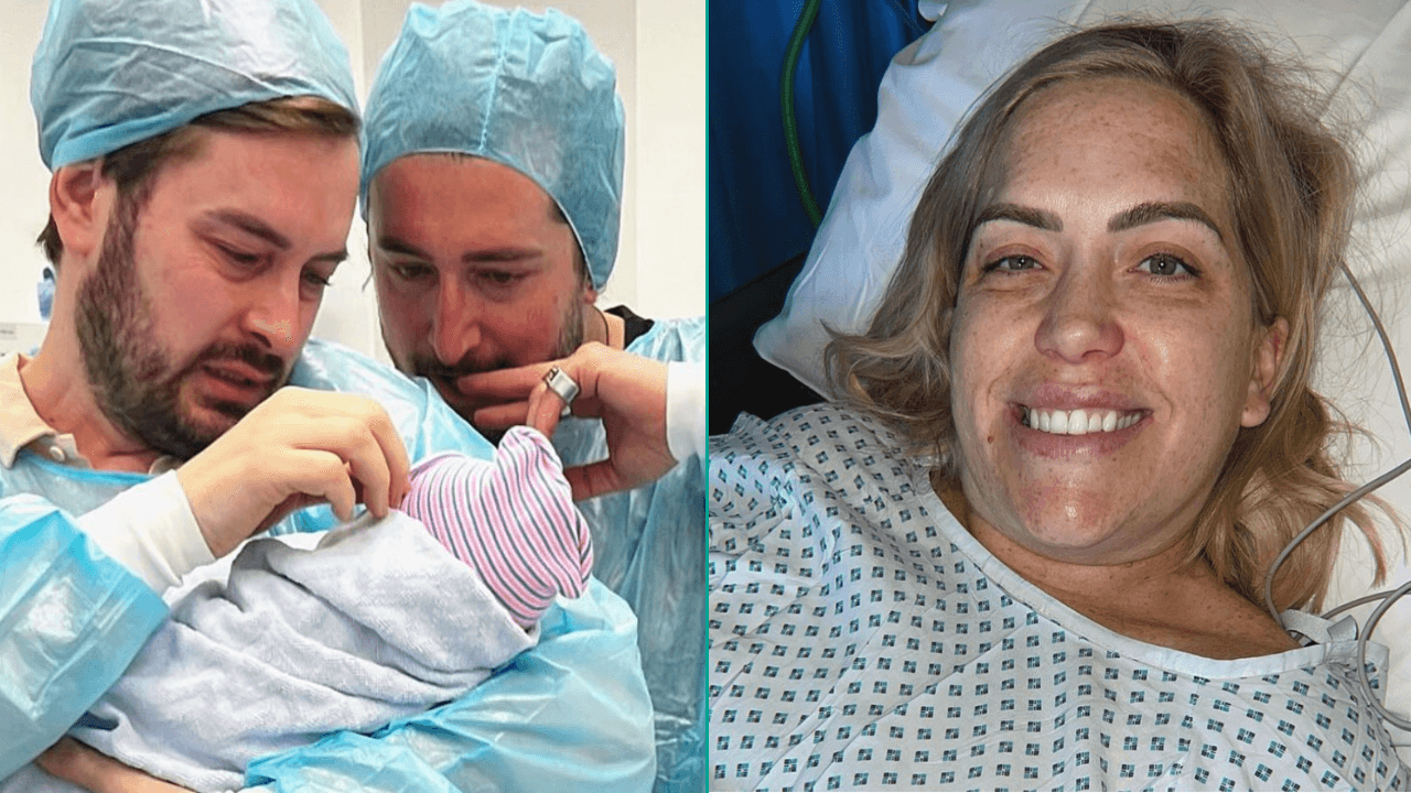 Brian Dowling praises sister Aoife for being his surrogate