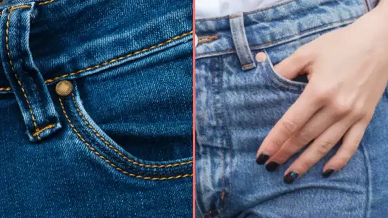 People are only just realising why jeans have metal studs on them People are only just realising why jeans have metal studs on them
