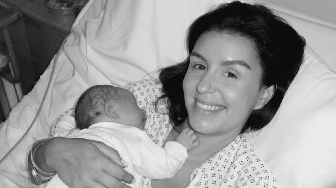 Terrie McEvoy reveals her baby boy’s adorable name