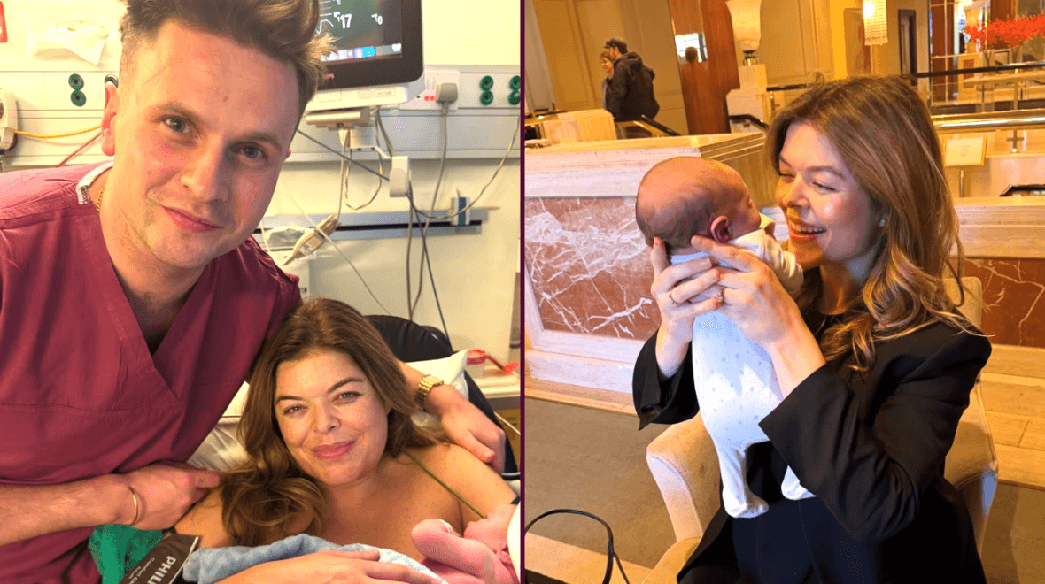 Doireann Garrihy opens up about having an emergency C-section