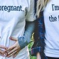 This couple ROCKED the T-shirt baby announcement