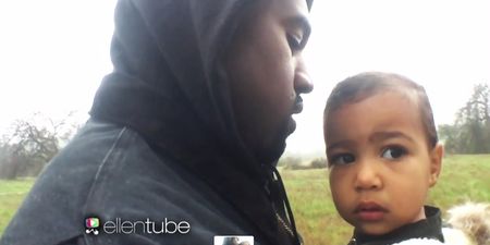 WATCH: Kanye West premieres new music video on Ellen… and daughter North has a starring role!