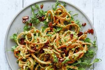The HONESTLY HEALTHY #slimdown: Carrot ‘noodles’ with avocado dressing