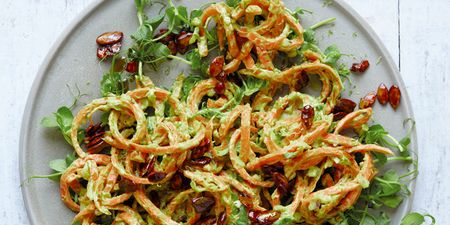 The HONESTLY HEALTHY #slimdown: Carrot ‘noodles’ with avocado dressing