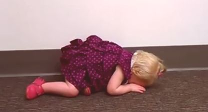 WATCH: New baby sister inspires a toddler tantrum of epic proportions