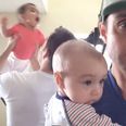 WATCH: These Dads having a dance-off with their cute babies