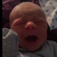 WATCH: This cute little old man yawn…wait that’s a baby?!