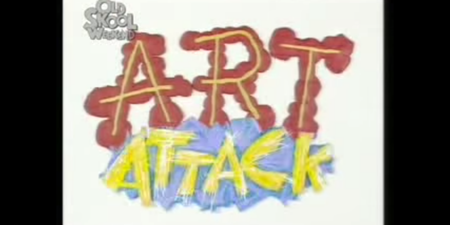 WATCH: Art Attack – old skool cool!