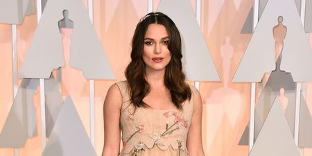 Blooming gorgeous: Keira Knightley shows how to dress her bump at the Oscars