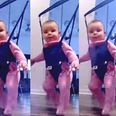 WATCH: Jolly jumping baby gives Riverdance stars a run for their money