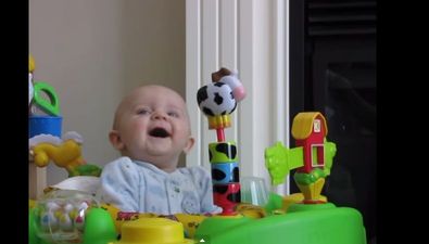 WATCH: This baby can’t decide whether his mum blowing her nose is terrifying or hilarious