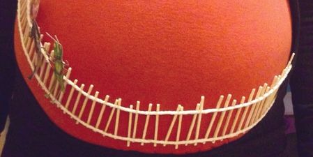 It’s World Book Day: Can you guess which book THIS mum-to-be is dressed as?